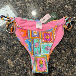 Wild Fable Multicolor Geometric Bikini Bottom